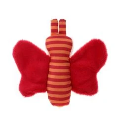 Sigikid Baby-Greifling Schmetterling Mit Knisterfolie -Kinder Spaß Verkaufsgeschäft Sigikid Greifling Schmetterling mit Knisterfolie Red Stars 05