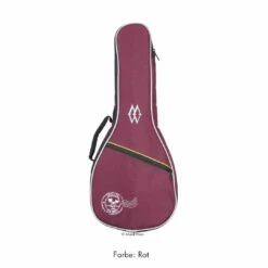 Gigbag Farbig Für Sopran-Ukulele -Kinder Spaß Verkaufsgeschäft Sopran Ukulele Gigbag Ukulelentasche gepolstert bunt 02 rot