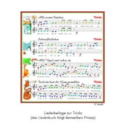 Liederbuch Für Triola Bd.1 6 Liederbuch Für Triola Bd.1 -Kinder Spaß Verkaufsgeschäft Triola Liedbeilage Kinderlieder 5