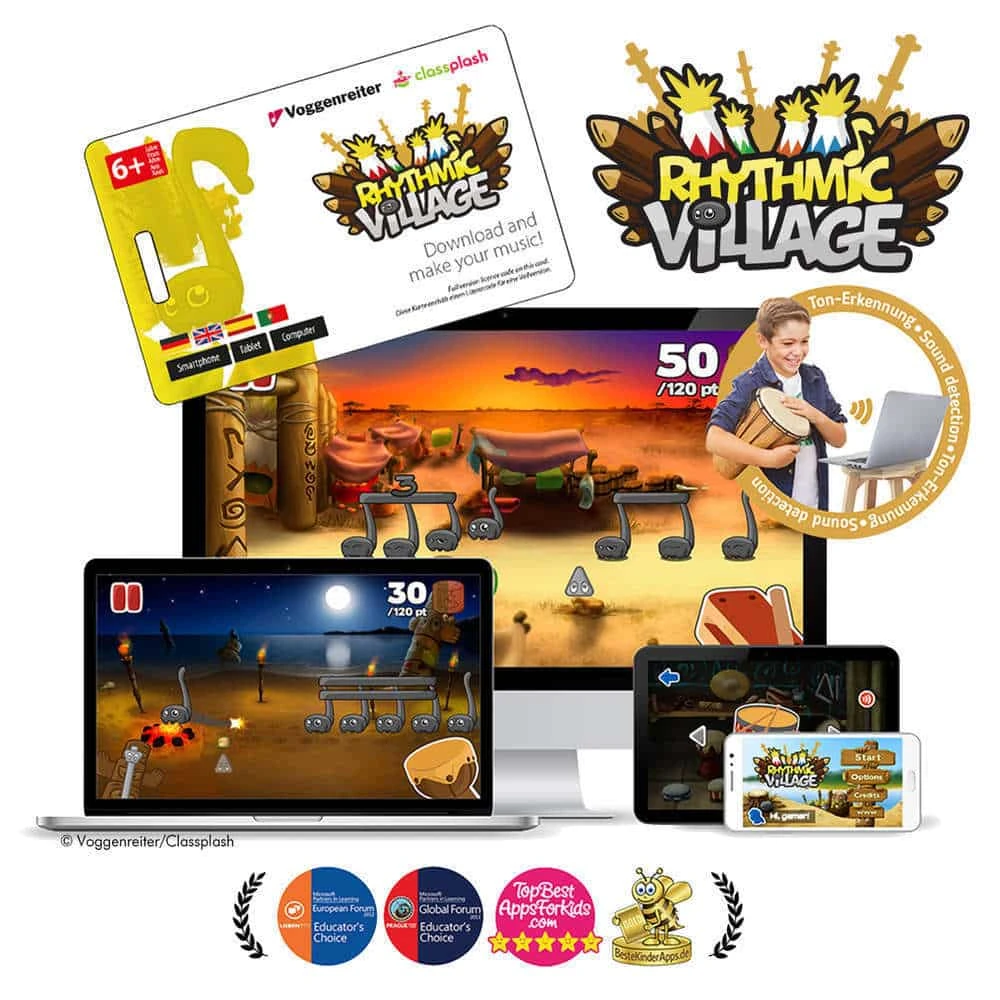Rhythmic Village Lern-App Für Rhythmus Und Noten 1 Rhythmic Village Lern-App Für Rhythmus Und Noten