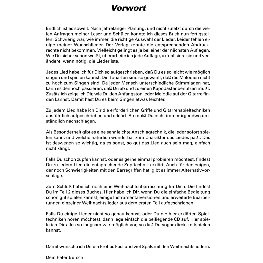 Peter Burschs Weihnachts-Liederbuch Mit CD 2 Peter Burschs Weihnachts-Liederbuch Mit CD – Bild 2