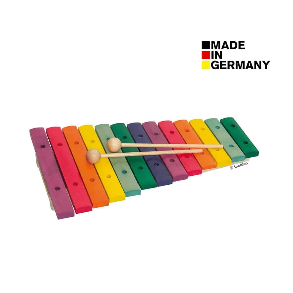 Xylophon Aus Holz In Boomwhackers®-Farben 1 Xylophon Aus Holz In Boomwhackers®-Farben